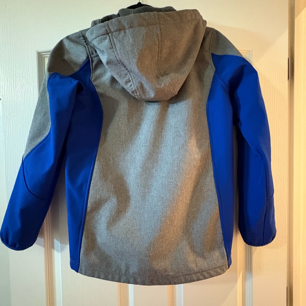 Magellan Outdoors Kids Blue and Gray Raincoat
